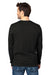 Threadfast Apparel 100LS Mens Ultimate Long Sleeve Crewneck T-Shirt Black Back