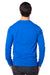 Threadfast Apparel 100LS Mens Ultimate Long Sleeve Crewneck T-Shirt Royal Blue Back
