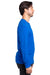 Threadfast Apparel 100LS Mens Ultimate Long Sleeve Crewneck T-Shirt Royal Blue Side