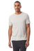 Alternative 1010CG/1010 Mens Outsider Short Sleeve Crewneck T-Shirt Light Grey Front
