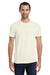 Threadfast Apparel 102A Mens Short Sleeve Crewneck T-Shirt Cream Front
