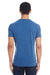 Threadfast Apparel 102A Mens Short Sleeve Crewneck T-Shirt Dark Royal Blue Back