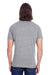 Threadfast Apparel 102A Mens Short Sleeve Crewneck T-Shirt Grey Back
