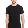 Threadfast Apparel Mens Short Sleeve Crewneck T-Shirt - Solid Black