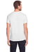 Threadfast Apparel 102A Mens Short Sleeve Crewneck T-Shirt Solid White Back
