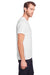 Threadfast Apparel 102A Mens Short Sleeve Crewneck T-Shirt Solid White SIde