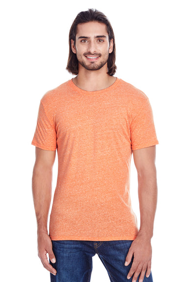 Threadfast Apparel 102A Mens Short Sleeve Crewneck T-Shirt Orange Front