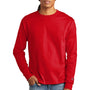 Champion Mens Long Sleeve Crewneck T-Shirt - Red