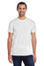 Threadfast Apparel 104A Mens Blizzard Jersey Short Sleeve Crewneck T-Shirt White Front