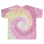 Tie-Dye Womens Cropped Short Sleeve Crewneck T-Shirt - Desert Rose - NEW