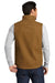 CornerStone Mens Duck Cloth Full Zip Vest Duck Brown Side