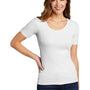 District Womens Very Important Short Sleeve Scoop Neck T-Shirt - White