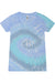 Tie-Dye 1075CD Womens Short Sleeve V-Neck T-Shirt Lagoon Flat Front