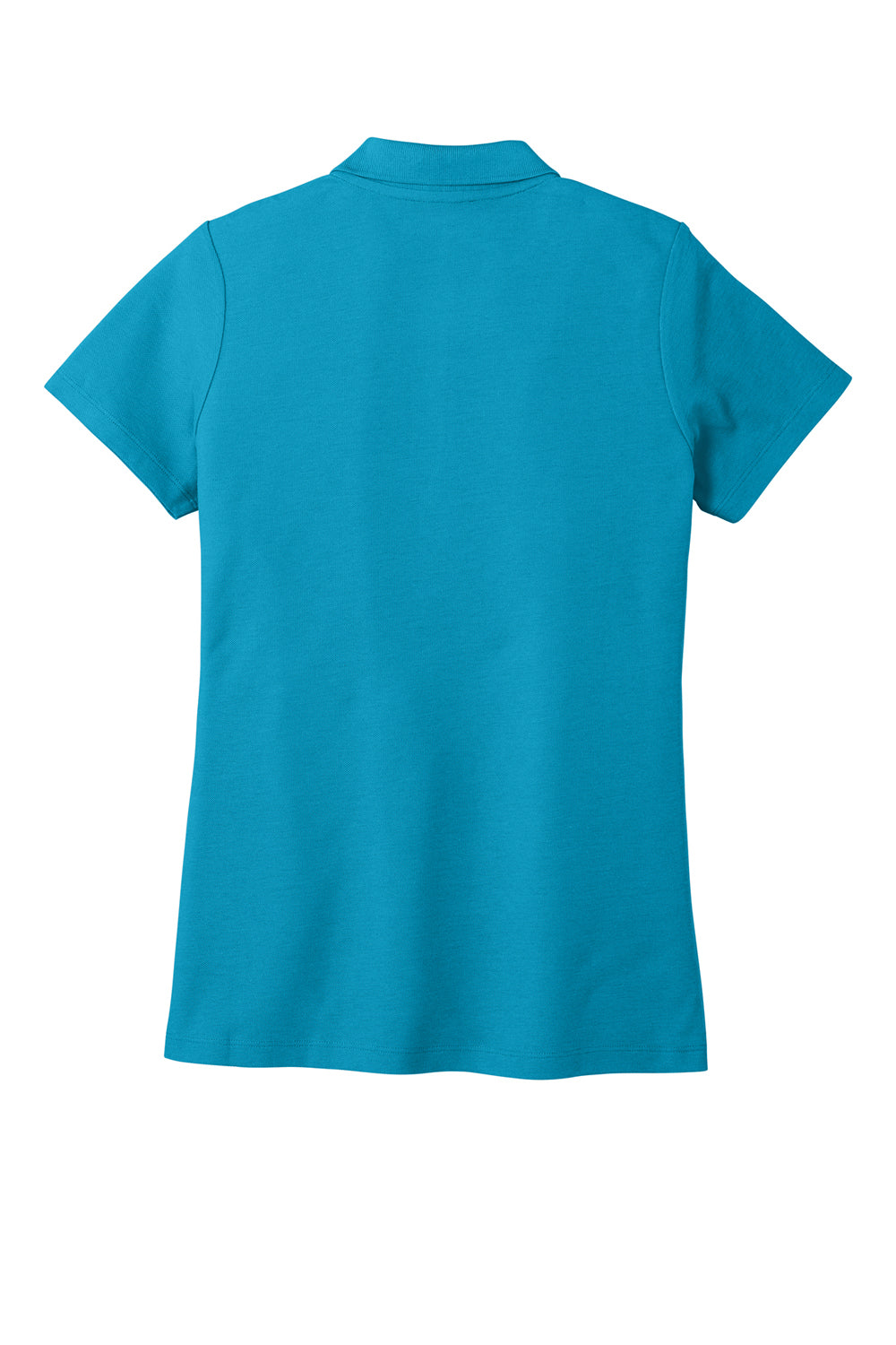 Port Authority Womens React SuperPro Snag Resistant Short Sleeve Polo Shirt Parcel Blue Flat Back