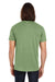 Threadfast Apparel 108A Mens Vintage Dye Short Sleeve Crewneck T-Shirt Grass Green Back