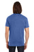Threadfast Apparel 108A Mens Vintage Dye Short Sleeve Crewneck T-Shirt Navy Blue Back