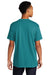 Next Level NL3600/3600 Mens Fine Jersey Short Sleeve Crewneck T-Shirt Teal Blue Back