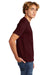 Next Level NL6010/6010 Mens Jersey Short Sleeve Crewneck T-Shirt Cardinal Black Side