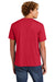 Next Level Mens Jersey Short Sleeve Crewneck T-Shirt Red Back