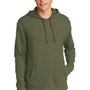 Next Level Mens PCH Fleece Hooded Sweatshirt Hoodie - Heather Military Green