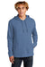 Next Level NL9300/9300 Mens PCH Fleece Hooded Sweatshirt Hoodie Heather Bay Blue Front