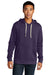 Next Level Mens Fleece Hooded Sweatshirt Hoodie Galaxy Purple Front