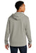 Next Level NL9303/9303 Mens Fleece Hooded Sweatshirt Hoodie Lead Grey/Light Grey Back