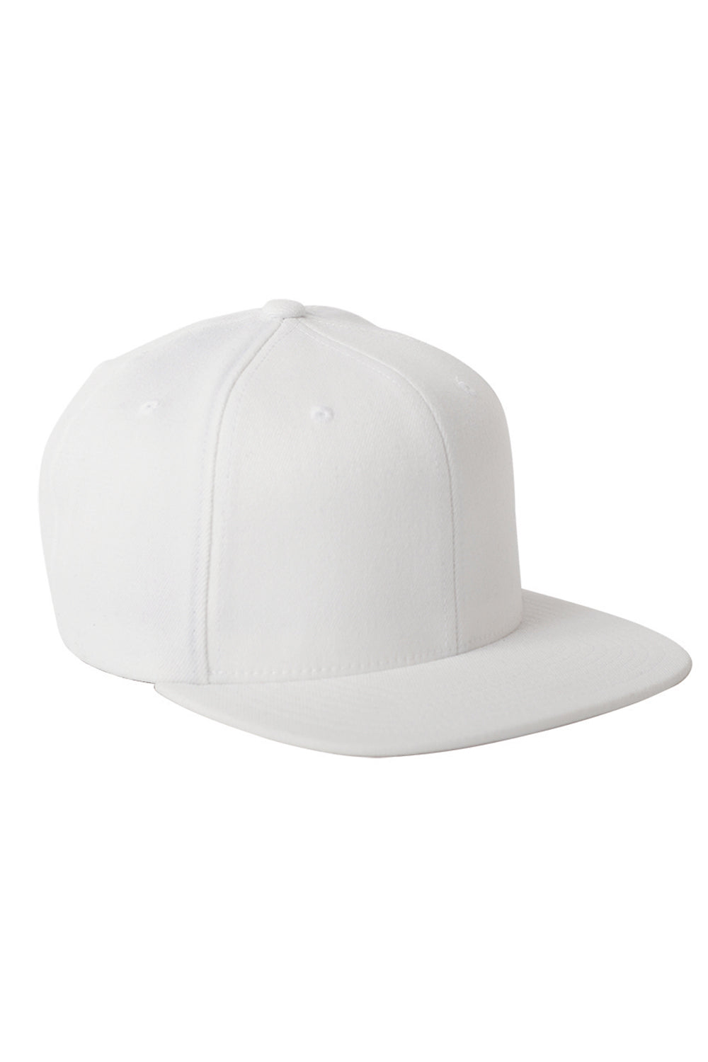 Flexfit 110F Mens Adjustable Hat White Front