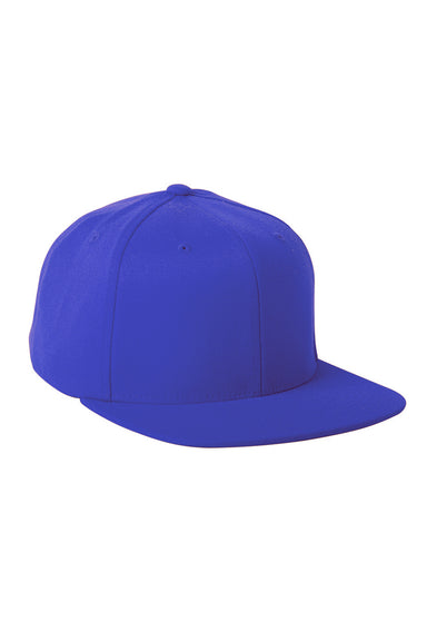 Flexfit 110F Mens Adjustable Hat Royal Blue Front