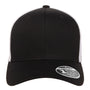 Flexfit Mens Mesh Adjustable Hat - Black/White
