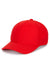 Flexfit 110P Mens Cool & Dry Moisture Wicking Adjustable Hat Red Front