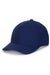 Flexfit 110P Mens Cool & Dry Moisture Wicking Adjustable Hat Navy Blue Front