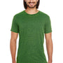 Threadfast Apparel Mens Cross Dye Short Sleeve Crewneck T-Shirt - Emerald Green
