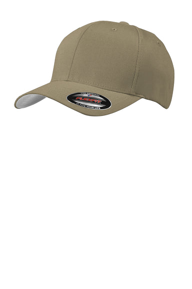 Port Authority C865 Mens Stretch Fit Hat Coyote Brown Front