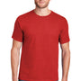 Hanes Mens Beefy-T Short Sleeve Crewneck T-Shirt - Athletic Red