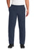 Gildan 12300 DryBlend Open Bottom Sweatpants w/ Pocket Navy Blue Front