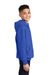 Port & Company PC90YH Youth Core Fleece Hooded Sweatshirt Hoodie True Royal Blue Side