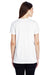 Under Armour 1305510 Womens Locker 2.0 Moisture Wicking Short Sleeve Crewneck T-Shirt White Back
