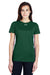 Under Armour 1305510 Womens Locker 2.0 Moisture Wicking Short Sleeve Crewneck T-Shirt Forest Green Front