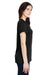 Under Armour 1305510 Womens Locker 2.0 Moisture Wicking Short Sleeve Crewneck T-Shirt Black Side
