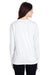 Under Armour 1305681 Womens Locker 2.0 Moisture Wicking Long Sleeve Crewneck T-Shirt White Back