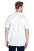 Under Armour 1305775 Mens Locker 2.0 Moisture Wicking Short Sleeve Crewneck T-Shirt White Back