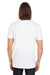Threadfast Apparel 130A Mens Short Sleeve Crewneck T-Shirt White Back