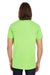 Threadfast Apparel 130A Mens Short Sleeve Crewneck T-Shirt Lime Green Back