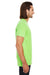 Threadfast Apparel 130A Mens Short Sleeve Crewneck T-Shirt Lime Green Side