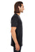 Threadfast Apparel 130A Mens Short Sleeve Crewneck T-Shirt Black Side