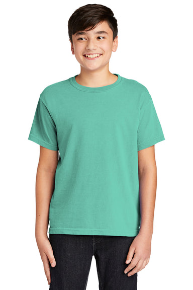 Comfort Colors 9018/C9018 Youth Short Sleeve Crewneck T-Shirt Chalky Mint Green Front