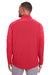 Under Armour 1343104 Mens Qualifier Corporate Performance Moisture Wicking Hybrid 1/4 Zip Sweatshirt Red Back