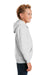 Jerzees 993B/993BR Youth NuBlend Fleece Full Zip Hooded Sweatshirt Hoodie Ash Grey Side