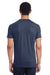 Threadfast Apparel 140A Mens Liquid Jersey Short Sleeve Crewneck T-Shirt Navy Blue Back